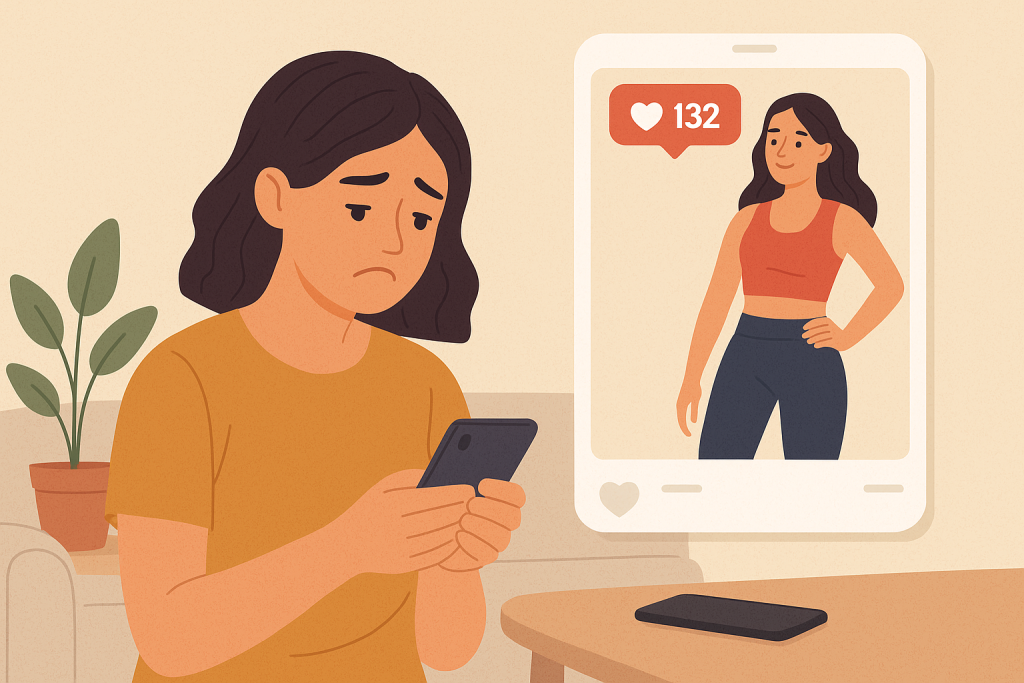 Comparing yourself to others on social media